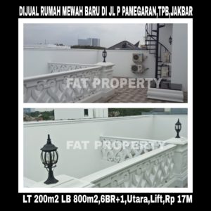 Dijual rumah di Taman Permata Buana, Jl Pulau Pamegaran,Jakarta Barat