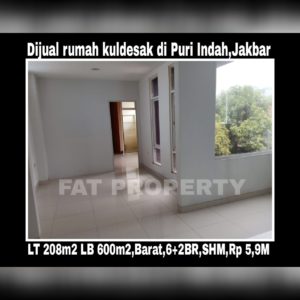 Dijual rumah mewah bagus di Puri Indah,Jakarta Barat.