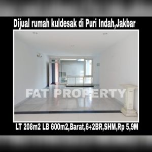 Dijual rumah mewah bagus di Puri Indah,Jakarta Barat.