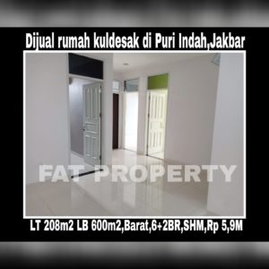 Dijual rumah mewah bagus di Puri Indah,Jakarta Barat.