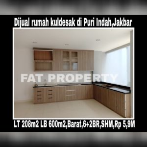 Dijual rumah mewah bagus di Puri Indah,Jakarta Barat.
