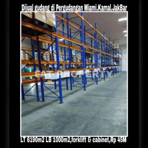 Dijual gudang bagus di Pergudangan MIAMI,Kapuk Kamal,Jakarta Barat.