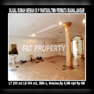 Dijual cepat rumah mewah bagus gaya klasik modern di Jl Pulau Pantara,Taman Permata Buana,Jakarta Barat (sebelah Puri Indah)