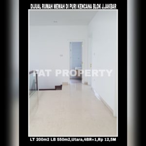 Dijual cepat rumah baru mewah klasik modern di Puri Kencana Blok J,Jakarta Barat.