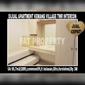 Dijual Apartement Kemang Village, Jl. Pangeran Antasari No. 36 Kemang,Jakarta Selatan.