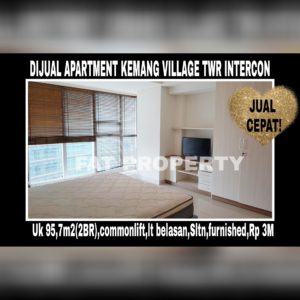 Dijual Apartement Kemang Village, Jl. Pangeran Antasari No. 36 Kemang,Jakarta Selatan.