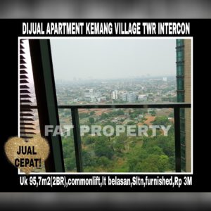 Dijual Apartement Kemang Village, Jl. Pangeran Antasari No. 36 Kemang,Jakarta Selatan.