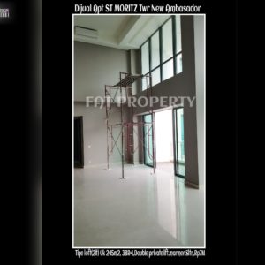 Dijual Apartment ST MORITZ Tower New Ambasador, tower paling high end dan terbaru serta paling strategis di tengah2 mal.