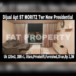 Dijual Apartment ST MORITZ Jl Puri Indah,Jakarta Barat Tower New Presidential