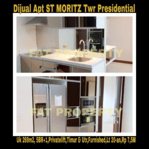 Dijual Apartment ST MORITZ Tower Presidential the best unit in the best tower