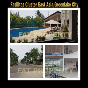 Dijual rumah baru belum pernah dihuni di East Asia,Greenlake City,Karang Tengah,Cipondoh,Perbatasan Jakarta Barat dan Tangerang.