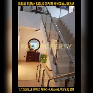 Dijual rumah mewah asri di Puri Kencana blok J,Belakang Gedung Kawan Lama,Jakarta Barat