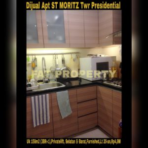 Dijual Apartment ST MORITZ Tower terbaik dan terelite, Presidential Tower(hanya 4 unit per lantai,privatelift)