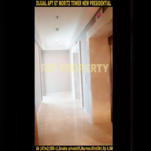 Dijual Apartment ST MORITZ Tower terbaru dan terbaik,New Presidential Tower.