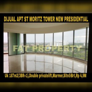 Dijual Apartment ST MORITZ Tower terbaru dan terbaik,New Presidential Tower.
