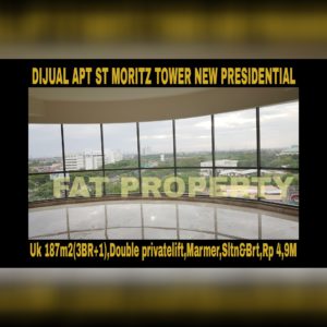 Dijual Apartment ST MORITZ Tower terbaru dan terbaik,New Presidential Tower.