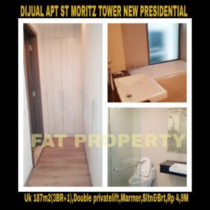 Dijual Apartment ST MORITZ Tower terbaru dan terbaik,New Presidential Tower.