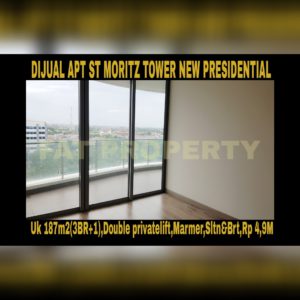 Dijual Apartment ST MORITZ Tower terbaru dan terbaik,New Presidential Tower.