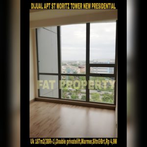Dijual Apartment ST MORITZ Tower terbaru dan terbaik,New Presidential Tower.