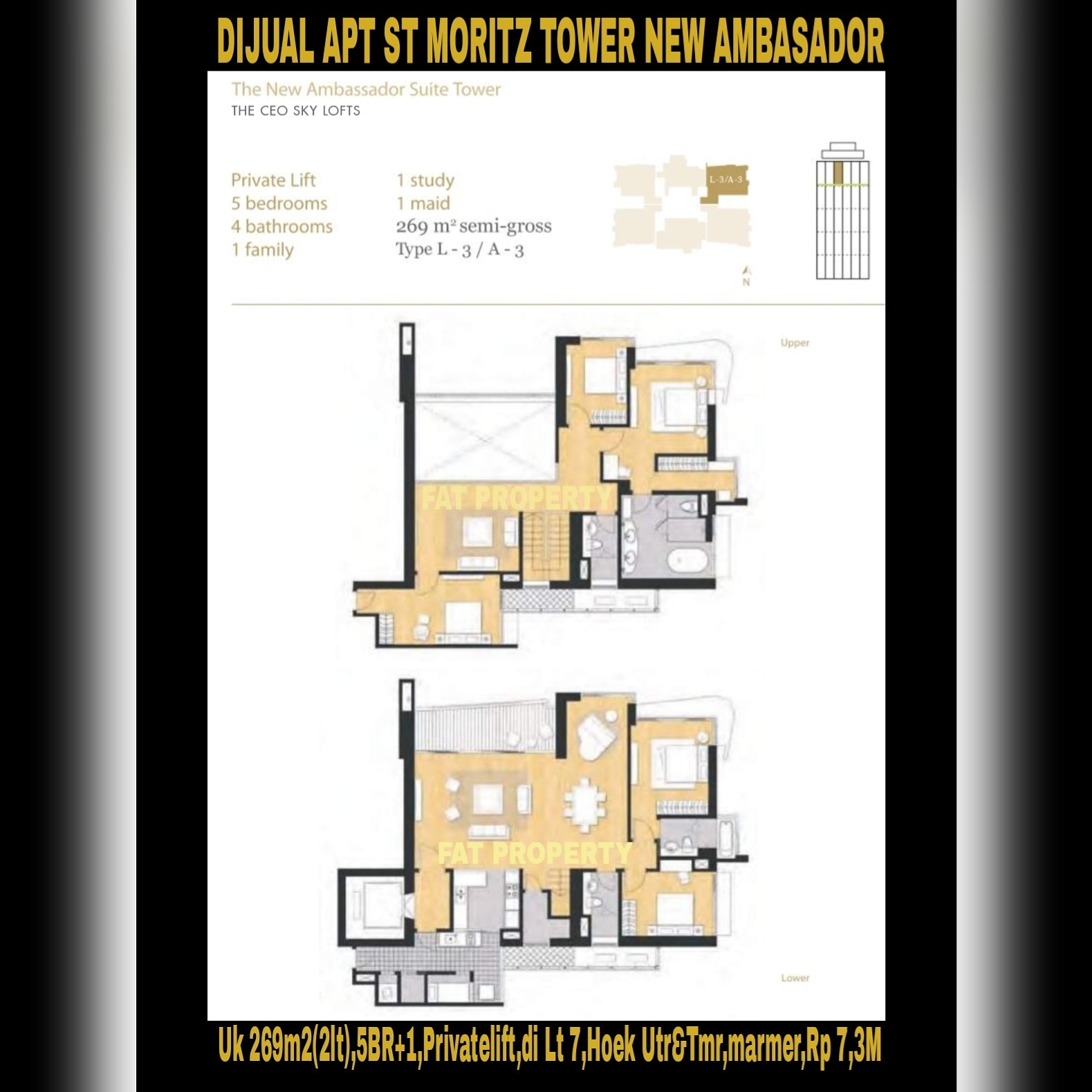 Apartment ST MORITZ Tower New Ambasador Special Unit 2 