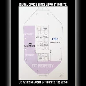 DIJUAL Office Space di kompleks paling bergengsi dan terkomplit di Jakarta Barat siap dipakai