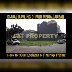 Dijual cepat harga murah banget kavling bagus di Puri Media Blok C9 no 16,Jakarta Barat.