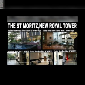 Dijual Apartment ST MORITZ Tower New Royal,Jl Puri Indah U1,Jakarta Barat.