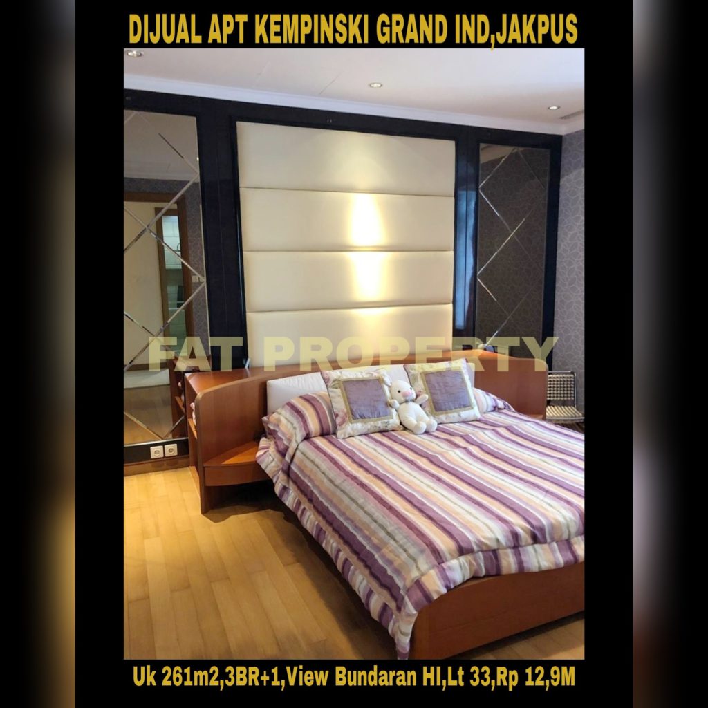 Dijual Apartement Kempinski Grand Indonesia Jakarta Pusat diBunderan HI,Jl MH Thamrin,Jakarta Pusat.