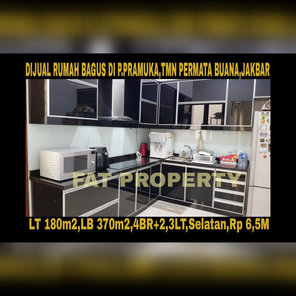 Dijual rumah di Taman Permata Buana, Jl Pulau Pramuka,Jakarta Barat.