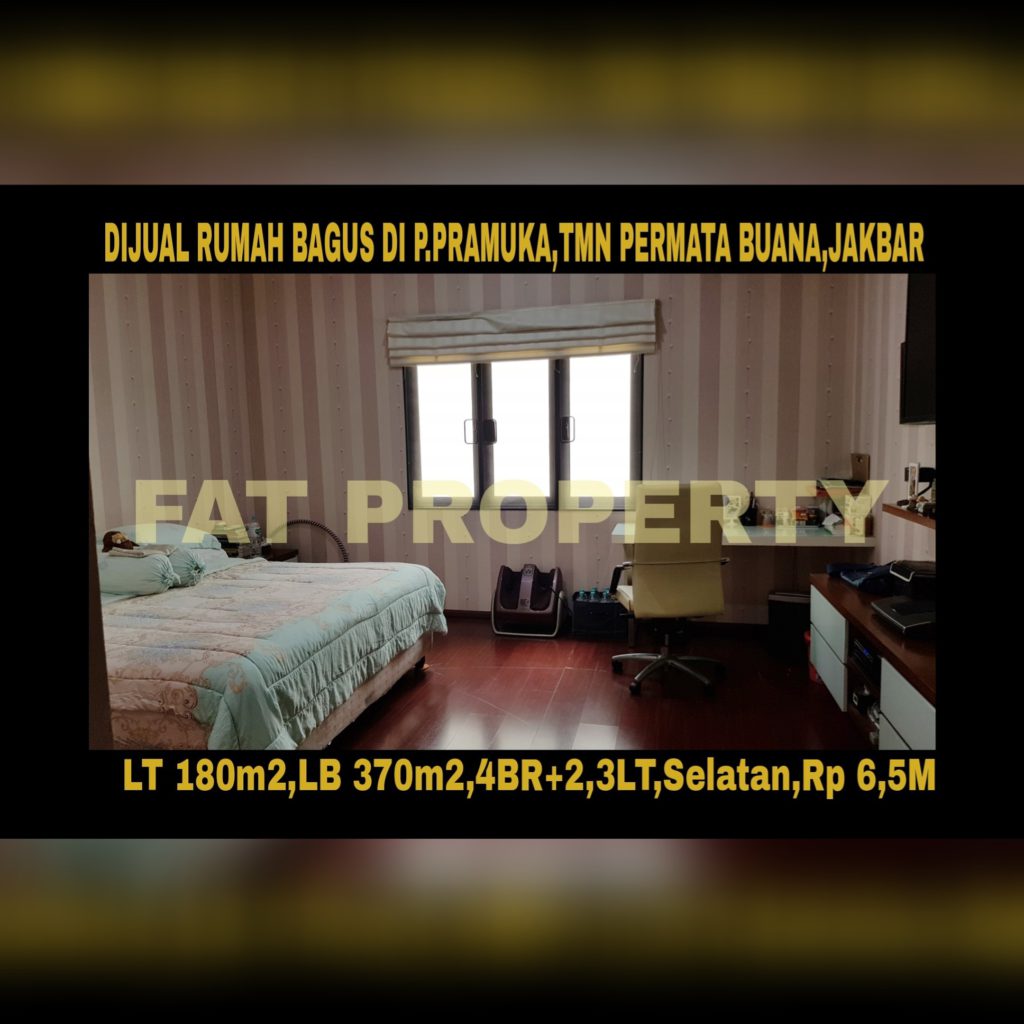 Dijual rumah di Taman Permata Buana, Jl Pulau Pramuka,Jakarta Barat.
