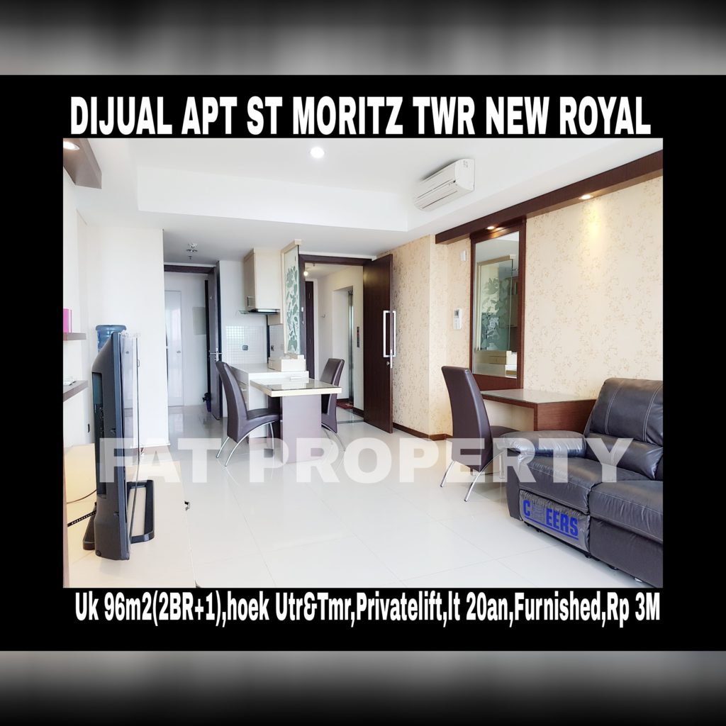 Dijual Apartment ST Moritz di Jl Puri Indah Jakarta Barat.