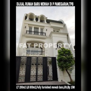 Dijual rumah di Taman Permata Buana, Jl Pulau Pamegaran,Jakarta Barat.
