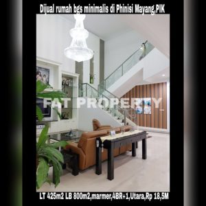 Dijual rumah mewah gaya minimalis di Phinisi Mayang,PIK.