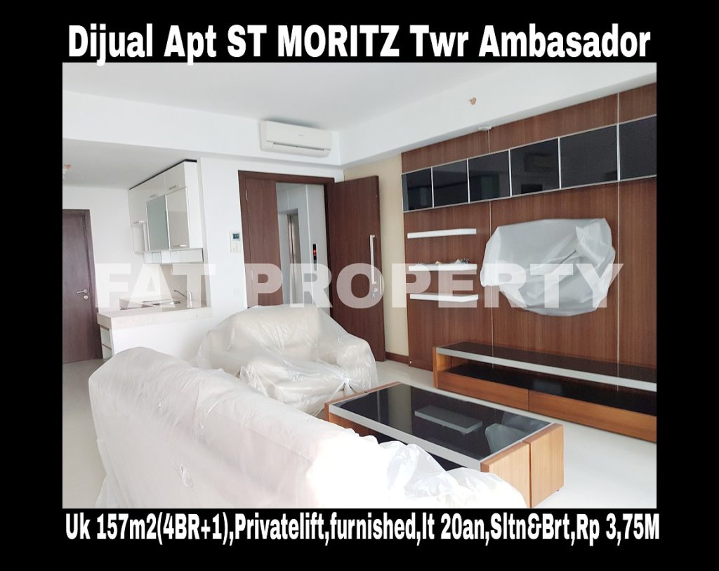 Dijual Apartment ST MORITZ Tower Ambasador,paling strategis di tengah2 Lippomal Puri.