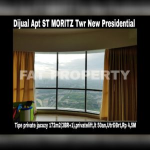 Dijual Apartemen ST MORITZ Jl Puri Indah,Jakarta Barat.