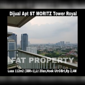 Dijual Apartment ST MORITZ di Puri Indah,Jakarta Barat.