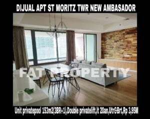 Dijual Apartment ST MORITZ Tower terbaru dan terlengkap: New Ambasador.