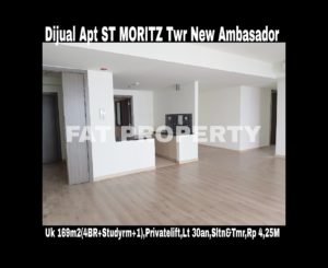 Dijual Apartment ST MORITZ Tower New Ambasador.