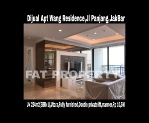 Dijual Apartemen Wang Residence, Jl. Panjang Kav. 18, Jakarta Barat.
