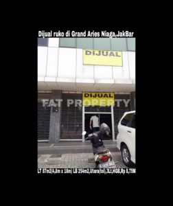Dijual ruko bagus di Grand Aries Niaga,Taman Aries, Jakarta Barat.
