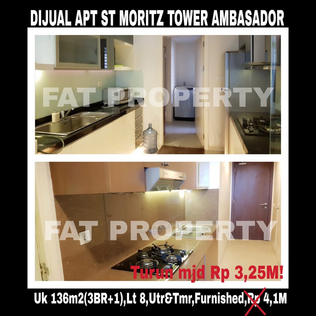 Dijual Apartment ST MORITZ Tower Ambasador,paling strategis di tengah2 Lippomal Puri.