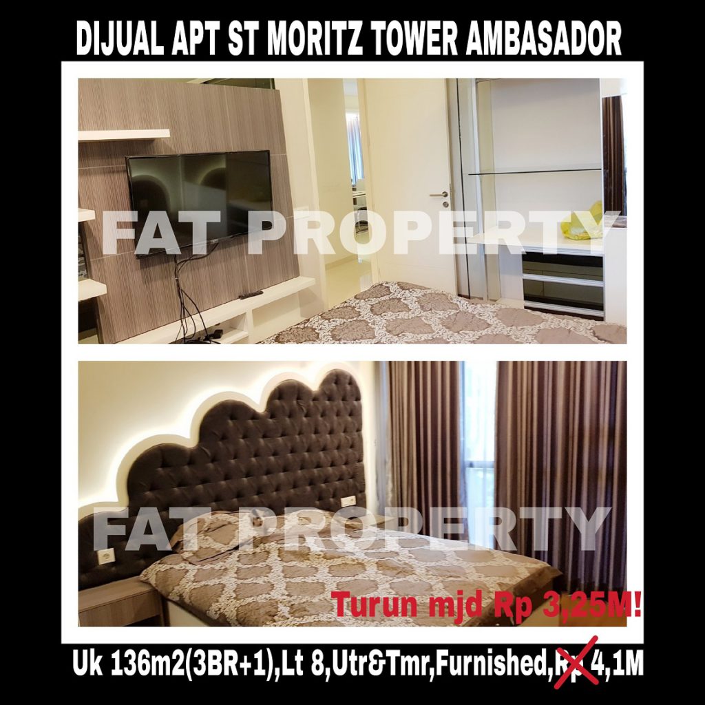 Dijual Apartment ST MORITZ Tower Ambasador,paling strategis di tengah2 Lippomal Puri.