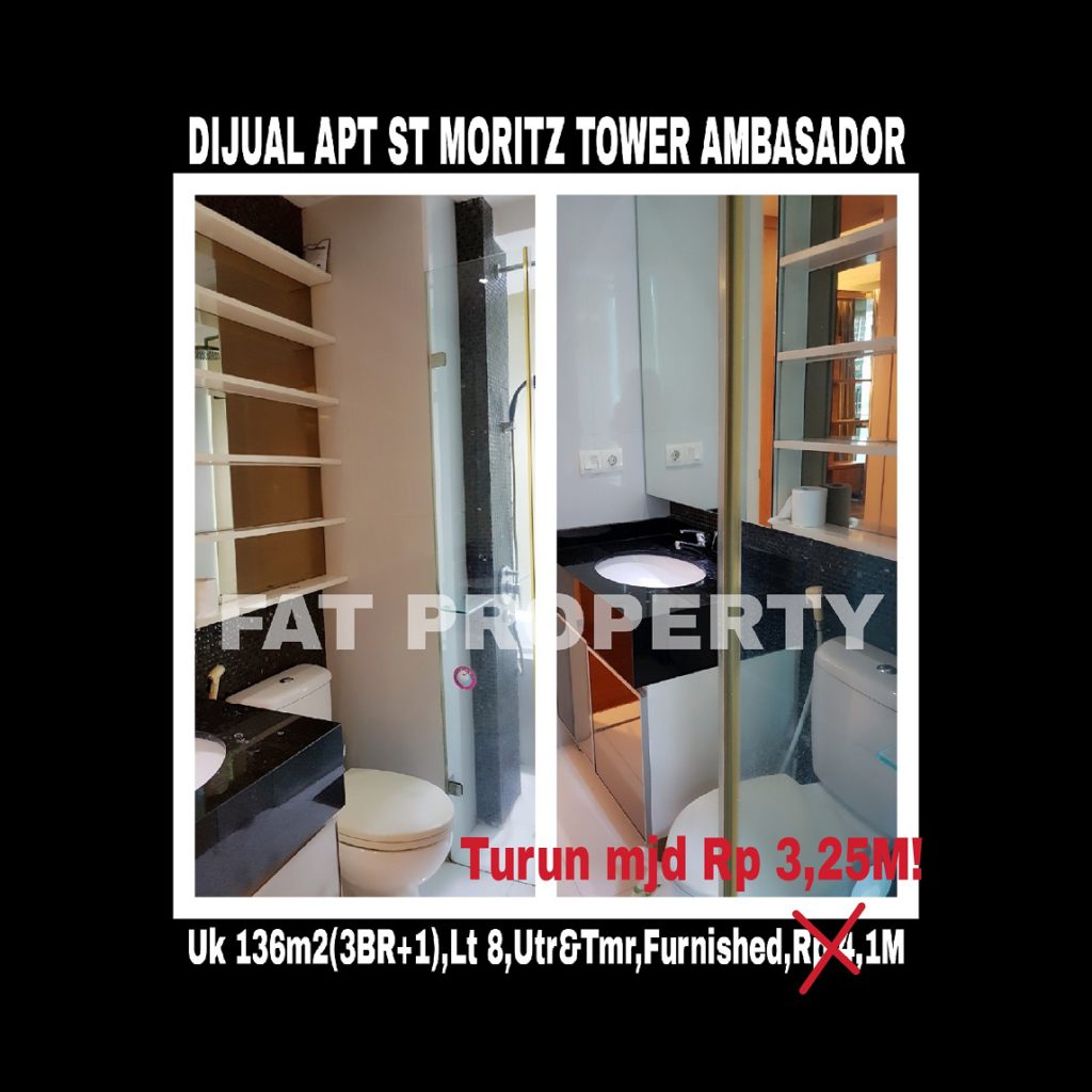 Dijual Apartment ST MORITZ Tower Ambasador,paling strategis di tengah2 Lippomal Puri.