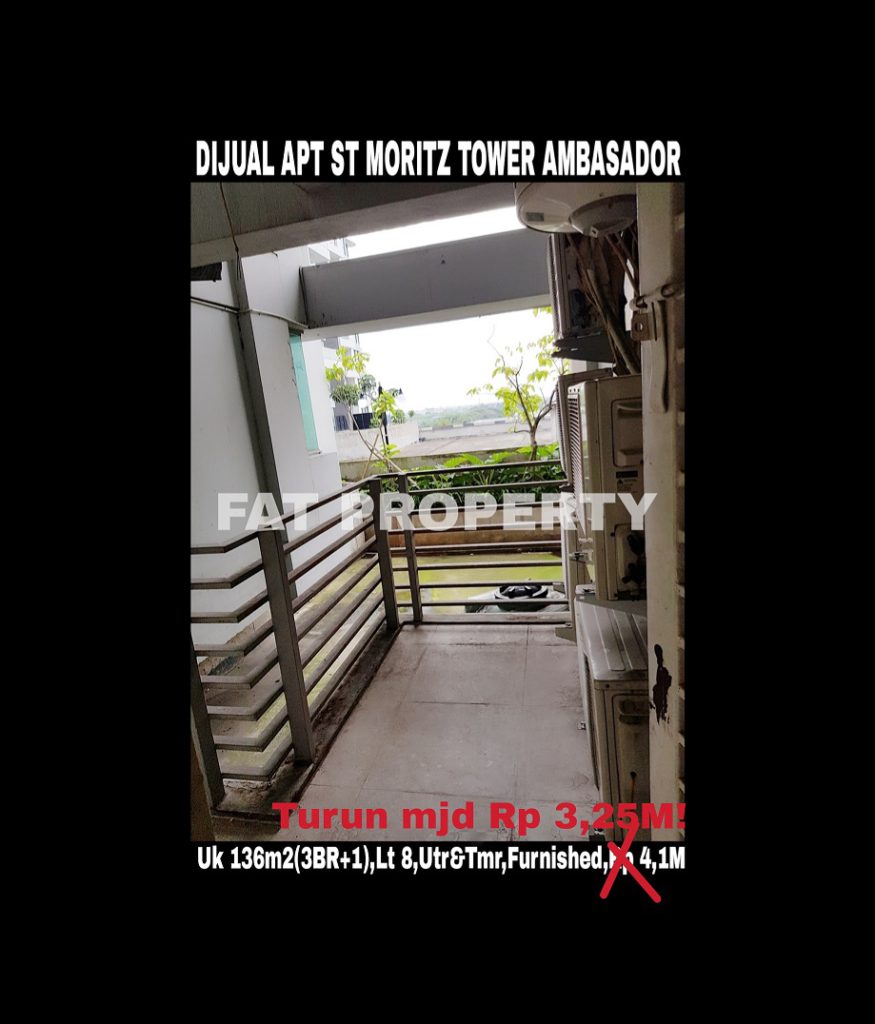 Dijual Apartment ST MORITZ Tower Ambasador,paling strategis di tengah2 Lippomal Puri.