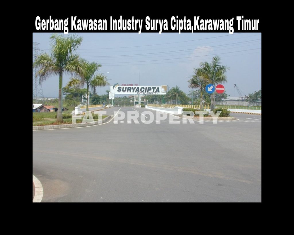 Dijual kavling industri di kawasan Surya Cipta,Karawang Timur.