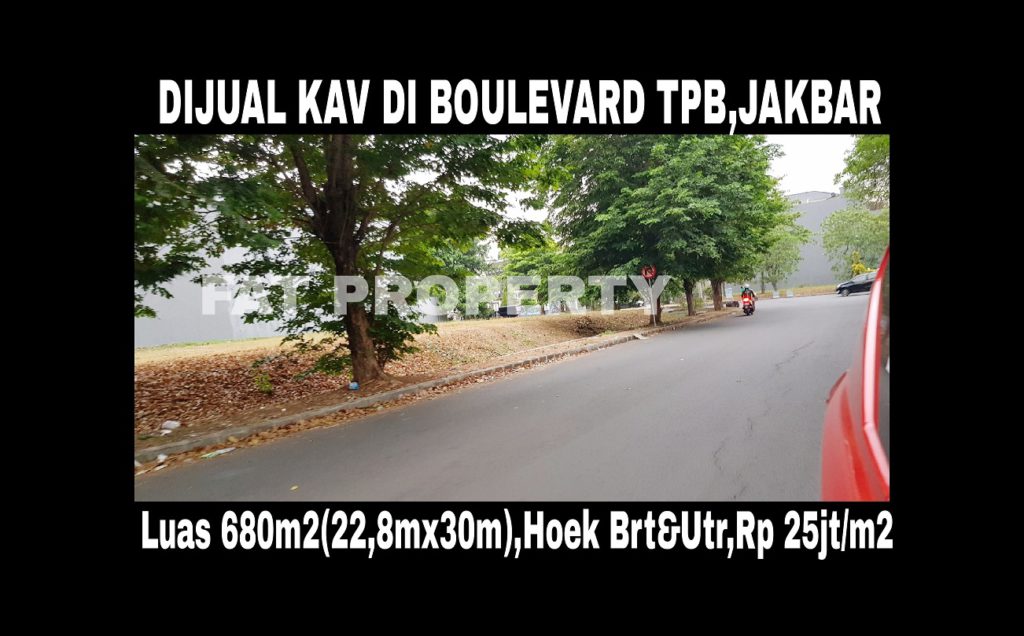 Dijual kavling perumahan di boulevard Taman Permata Buana,Jakarta Barat.