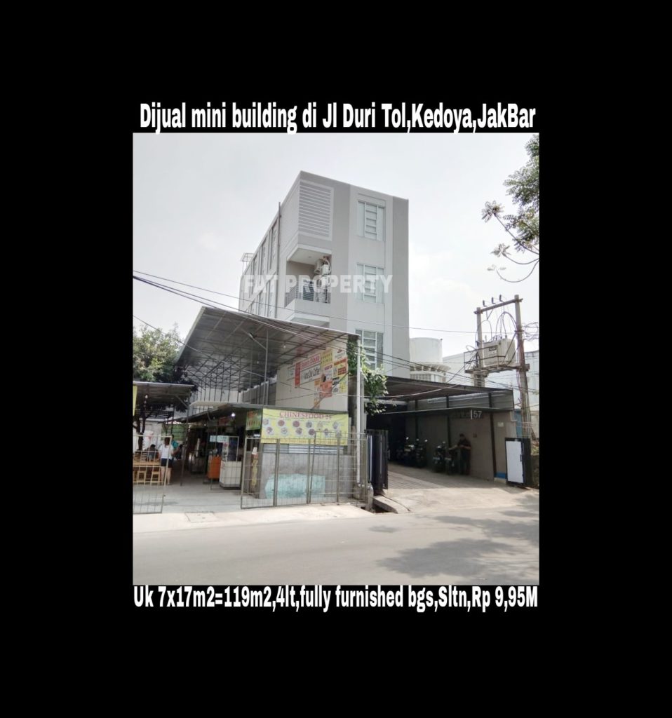 Dijual mini building bagus di Jl Duri Tol,Kedoya,Jakarta Barat.