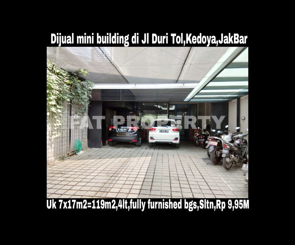 Dijual mini building bagus di Jl Duri Tol,Kedoya,Jakarta Barat.