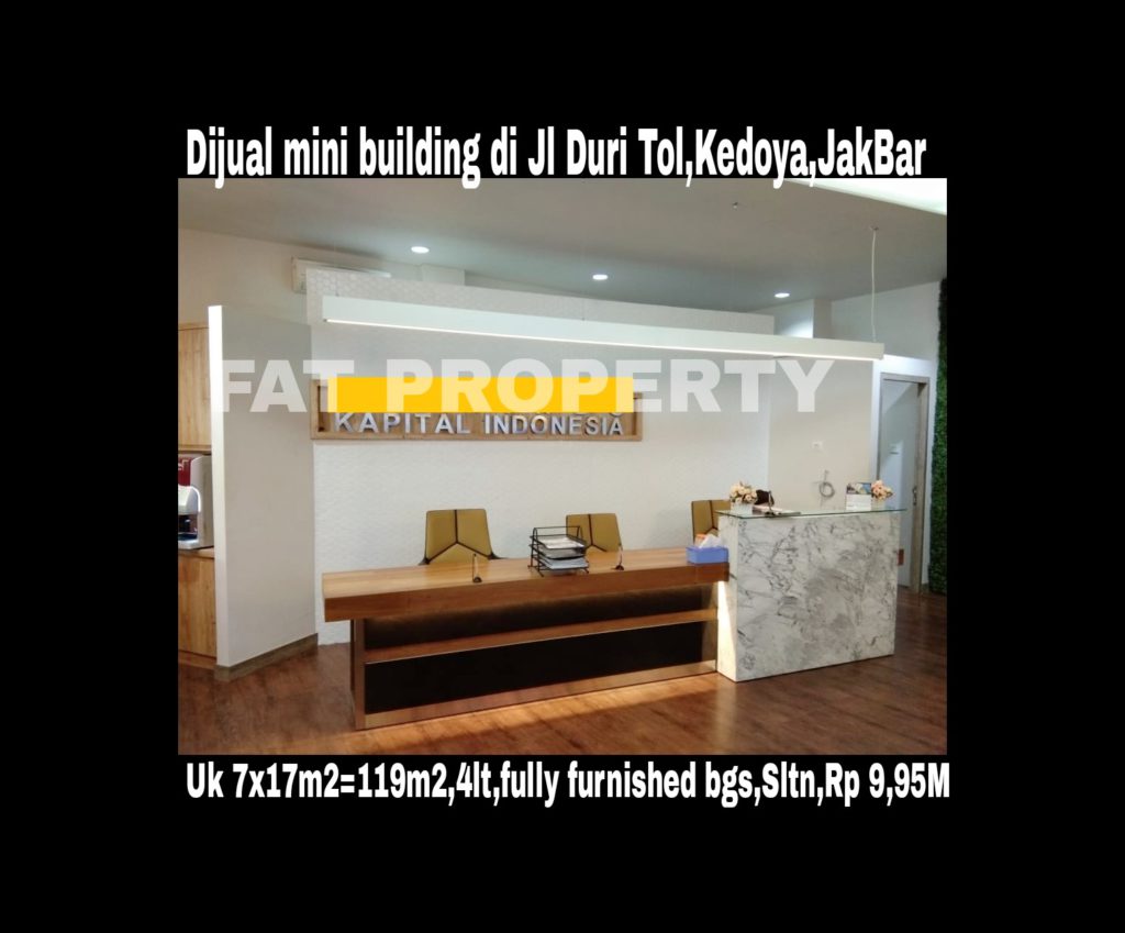 Dijual mini building bagus di Jl Duri Tol,Kedoya,Jakarta Barat.