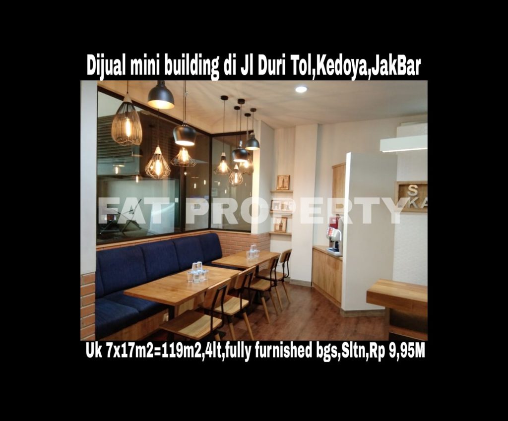 Dijual mini building bagus di Jl Duri Tol,Kedoya,Jakarta Barat.